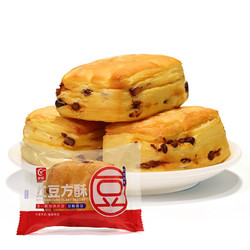 百亿补贴：                                 友臣 牛可可咸蛋黄魔方/红豆吐司面包 420g