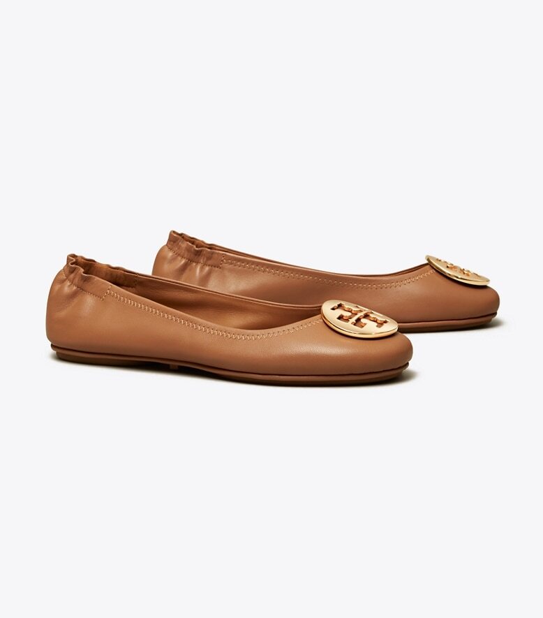 TORY BURCH 汤丽柏琦 Minnie Travel 小羊皮芭蕾平底鞋 折合1085.28元