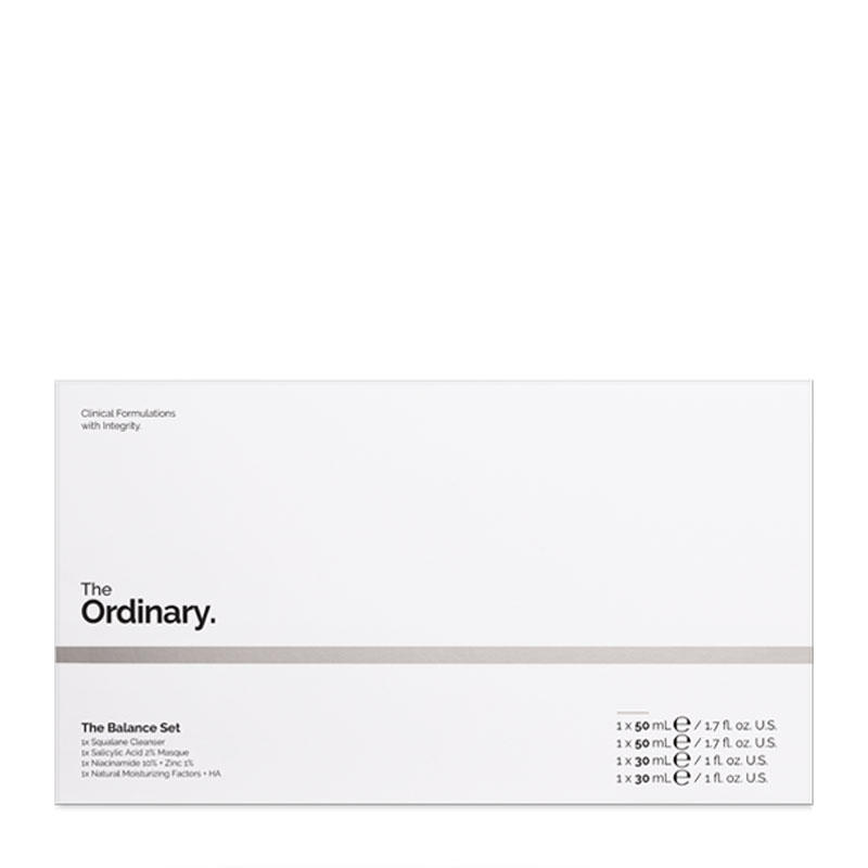 【单件含税】The Ordinary 面部平衡护肤四件套装 ￡23（约207元）