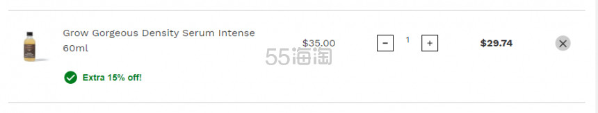 【5.9折】Grow Gorgeous 生发精华 60ml