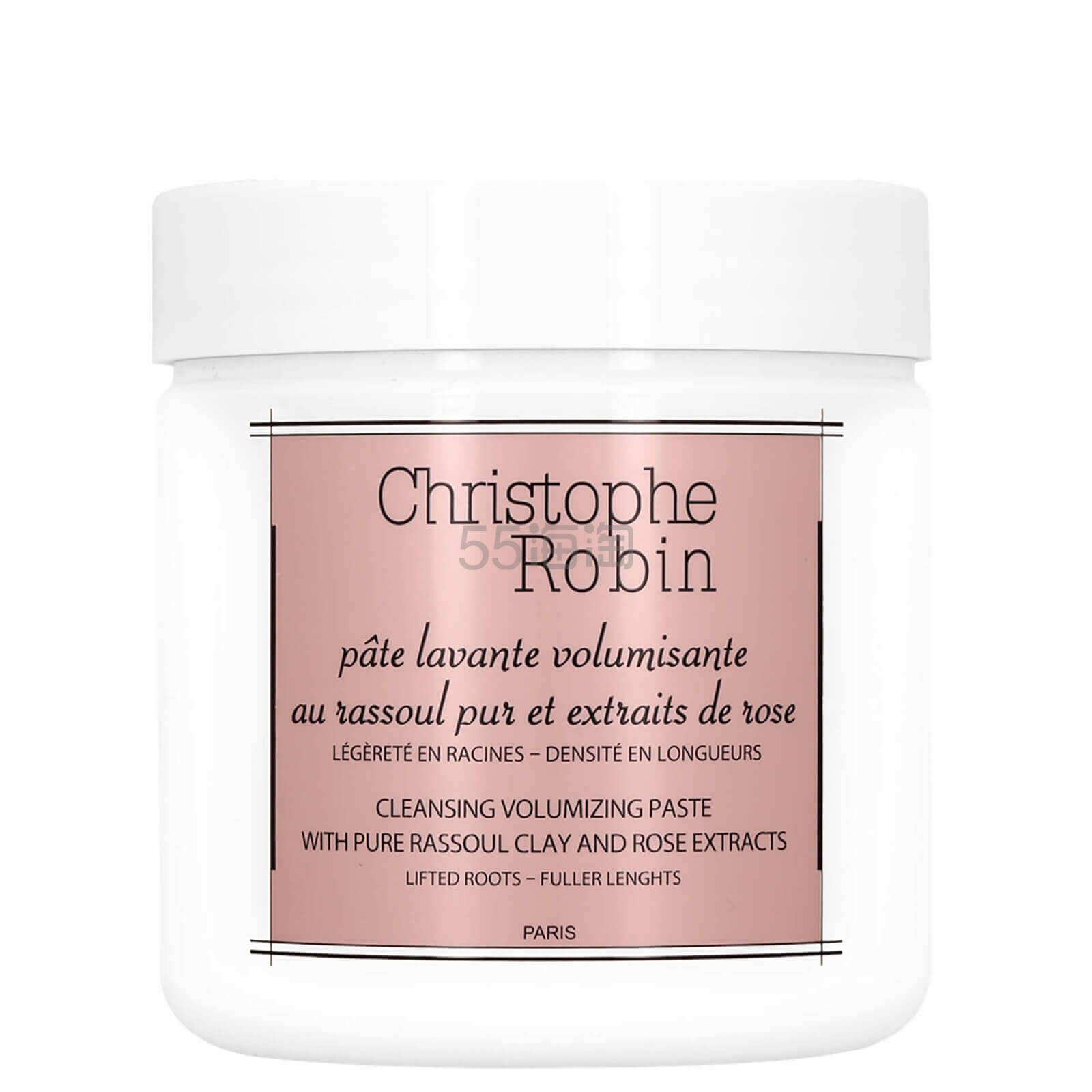 【5.9折】Christophe Robin 玫瑰丰盈净化发泥 250ml