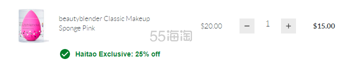 【55专享7.5折】Beautyblender 美妆蛋