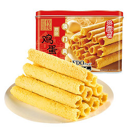 EDOPack 鸡蛋卷年货礼盒 454g + 三只松鼠蛋黄酥320g+ 旺仔小馒头240g*6件 + 牙刷+凑单品