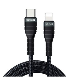 SENICC 声丽 C2L 苹果 PD编织数据线 20W 1.2米