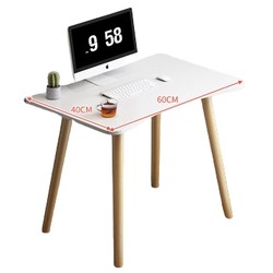 小楼之月 写字桌 60cm*40cm*72cm 暖白色 单桌
