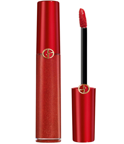 Giorgio Armani 阿玛尼 限量金闪丝绒红管唇釉 6.5ml 400G 折合143.38元