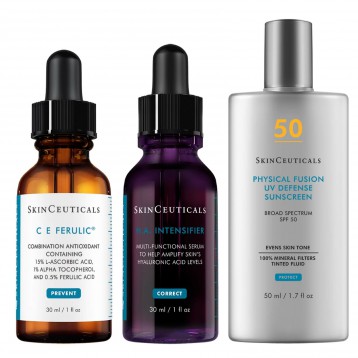 夏日抗衰专业方案【折扣难得】SkinCeuticals 修丽可 Anti-Aging Vitamin C and Mineral Sunscreen Kit 直减320元 多件赠品，免费直邮 海淘