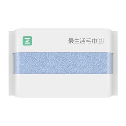 MIJIA 米家 最生活（a-life）新疆长绒棉毛巾 强吸水棉柔巾 成人家用全棉加厚 A-1159 青春系列毛巾 蓝色