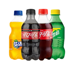 Coca-Cola 可口可乐 碳酸饮料 可乐+雪碧+百事  300ml*12瓶