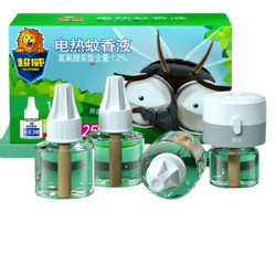 SUPERB 超威 电热蚊香液 4瓶1器 225晚