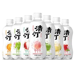SPRINGS & MOUNTAINS 清泉出山 清汀无糖苏打水气泡水白桃荔枝多口味饮料330ml*6瓶整箱