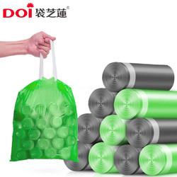 DOI 袋芝莲 穿绳式垃圾袋 60只