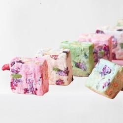 莎小萌 雪花酥 草莓味 25枚约250g