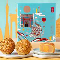 一品粤 双黄莲蓉月饼 432g（4饼）