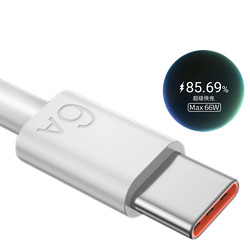 季烁 6A100W快充适用华为p30小米手机充电线100cm数据线