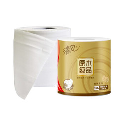 Breeze 清风 原木纯品金装系列 卷纸 4层140g10卷