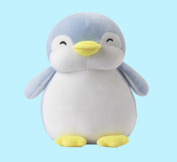 MINISO 名创优品 坐姿雪地企鹅公仔可爱抱枕