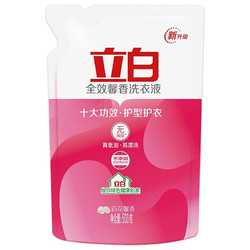 PLUS会员：Liby 立白 洗衣液 百花馨香 500g*4袋