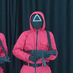 KIDNOAM 鱿鱼游戏面具cosplay道具 多款可选