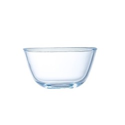 INtrue 耐热透明玻璃碗 500ml 2只装