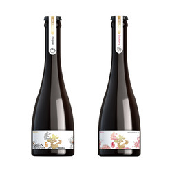 走岂 蓝莓香槟起泡酒果酒 2瓶