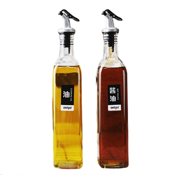 17日0点：aelga 加厚玻璃油瓶 500ml*2支