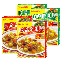 好侍 味嘟嘟加热即食咖喱酱 200g*4盒