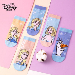 Disney 迪士尼 女童袜子 冰雪奇缘(五条装)