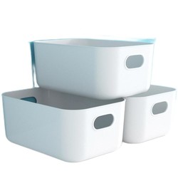 六客心选  桌面收纳盒 20cm*14.7cm*7cm*3个