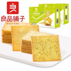 liangpinpuzi 良品铺子 酥脆薄饼干 300g*2盒