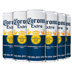 临期品：Corona 科罗娜 墨西哥风味啤酒 330ml*6听