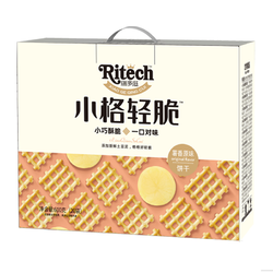 88VIP：好吃点 饼干小格轻脆原味海苔味 600g