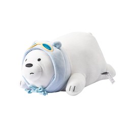 MINISO 名创优品 裸熊趣味趴姿公仔毛绒玩偶