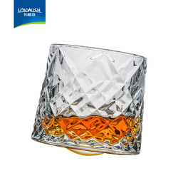 LOVWISH 乐唯诗 玻璃旋转杯INS风 285ml大杯 钻石纹