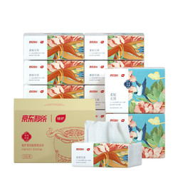 植护 抽纸 国潮风4层320张*20包 加厚（母婴可用 可湿水面巾纸 餐巾纸 卫生纸 箱装）