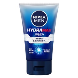 NIVEA 妮维雅 男士水活多效洁面乳 100g+洁面乳 50g