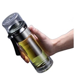 VOXY 安悦溪 茶水分离双层玻璃杯