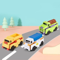 16日0点：AULDEY 奥迪双钻 变形玩具反反车 3只