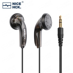 NICEHCK 无迹原道vido网红平头塞3.5mm有线耳机经典MX500耳塞Type-C带麦克风 3.5mm版无迹宝石灰色无麦1副