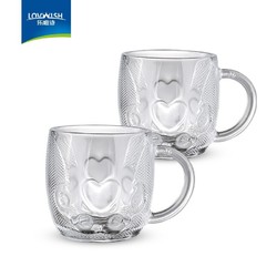 LOVWISH 乐唯诗 猫爪玻璃水杯 2件