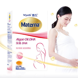 MATERNA 玛特纳 孕妇专用藻油 30粒/盒