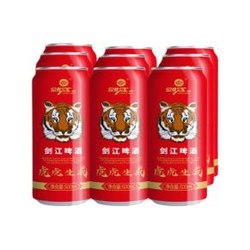 JIAN JIANG 剑江啤酒 原味啤酒 500ml*6瓶
