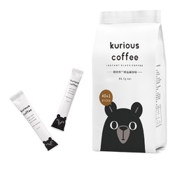 kurious 酷奇熊 柔和型黑咖啡 1盒41杯