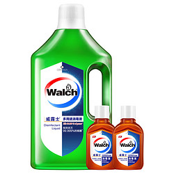 PLUS会员：Walch 威露士 多用途消毒液 1L+60ml*2