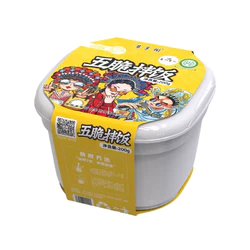 临期品：黄果树 肉丝泡椒拌饭五脆拌饭 206g*3盒装