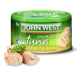10点开始：JOHN WEST 西部约翰 橄榄油浸金枪鱼罐头 95g/罐