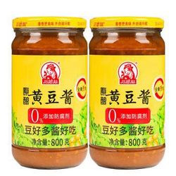 有券的上：SMART WIFE 巧媳妇 黄豆酱 800g*2罐