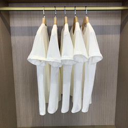 2件装 200g新疆棉花重磅纯棉男生打底T恤短袖t恤男女宽松夏季半袖