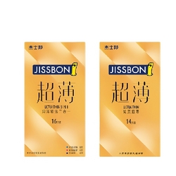 jissbon 杰士邦 安全套组合装 30只（精选三合一16只+优质14只）