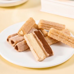 七点食分 巧克力夹心威化饼干  100包